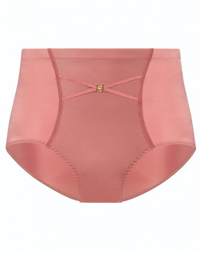 High-waisted stretch cotton knickers Louisa Bracq Pégase (Terracotta)
