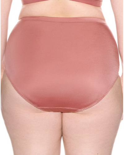 High-waisted stretch cotton knickers Louisa Bracq Pégase (Terracotta)