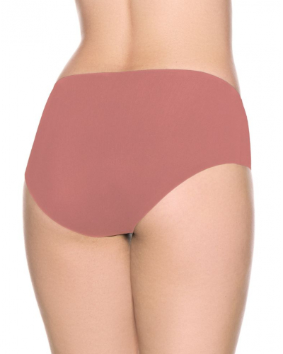 Seamless cotton stretch brief Louisa Bracq Pégase (Terracotta)
