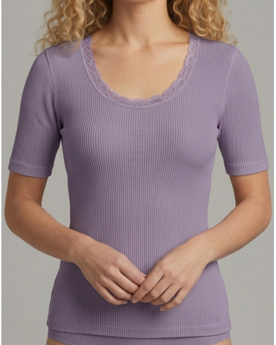 Undershirt wool and silk Leavers Oscalito 3414 (Glycine)