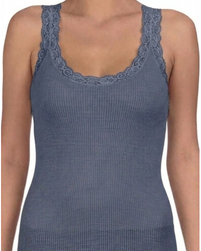 Tank topwool and silk lace leavers Oscalito 3410 (Tempesta)