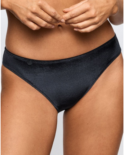 Calzoncillo brasileño Terciopelo Marie Jo Tom (Black Velvet)