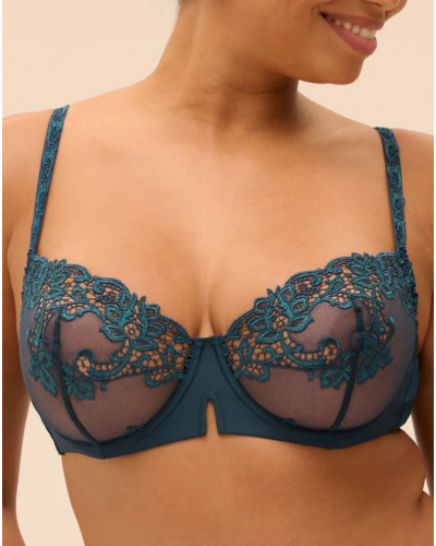 Soutien-gorge corbeille Simone Pérèle Saga (Bleu prestige)