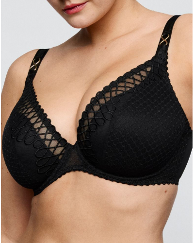 Soutien-gorge plunge demi mousse Prima Donna Jokko (Noir)