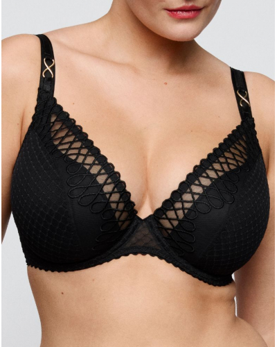 Soutien-gorge plunge demi mousse Prima Donna Jokko (Noir)