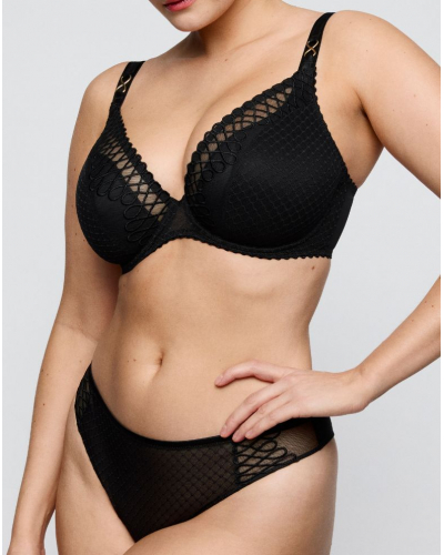 Soutien-gorge plunge demi mousse Prima Donna Jokko (Noir)