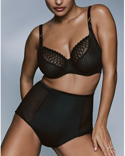 Soutien-gorge balconnet coupe tulipe Prima Donna Jokko (Noir)