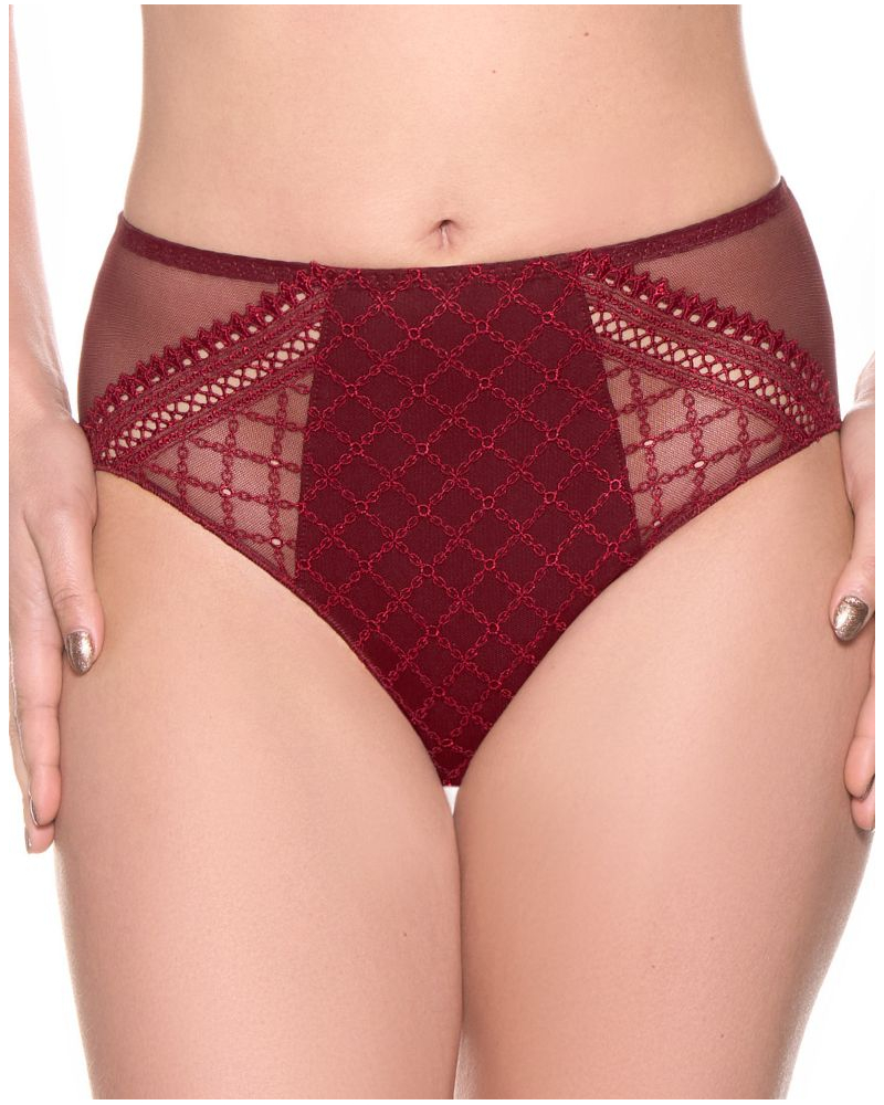 High waist knicker Louisa Bracq Paco (Vino)