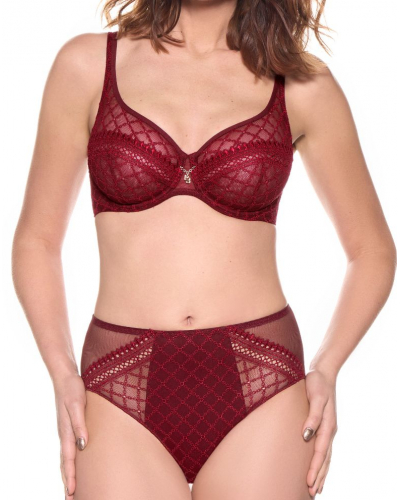 High waist knicker Louisa Bracq Paco (Vino)