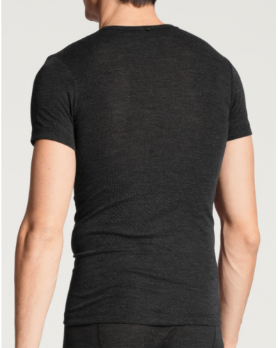 T-shirt Calida Wool & Silk (Dark Moon Melé)