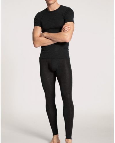 T-shirt Calida Wool & Silk (Dark Moon Melé)