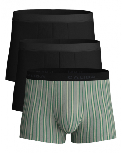 Boxer algodón Calida Natural Benefit Agave Green (Paquete de 3)