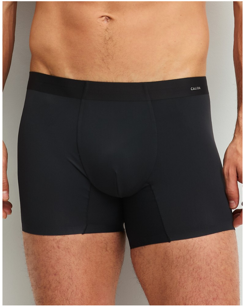 Boxer largo Calida Micro Invisible (Negro)