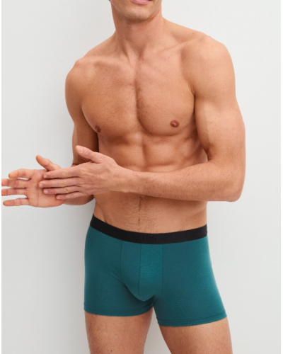 Boxer algodón Calida Natural Benefit Dark Petrol (Paquete de 3)