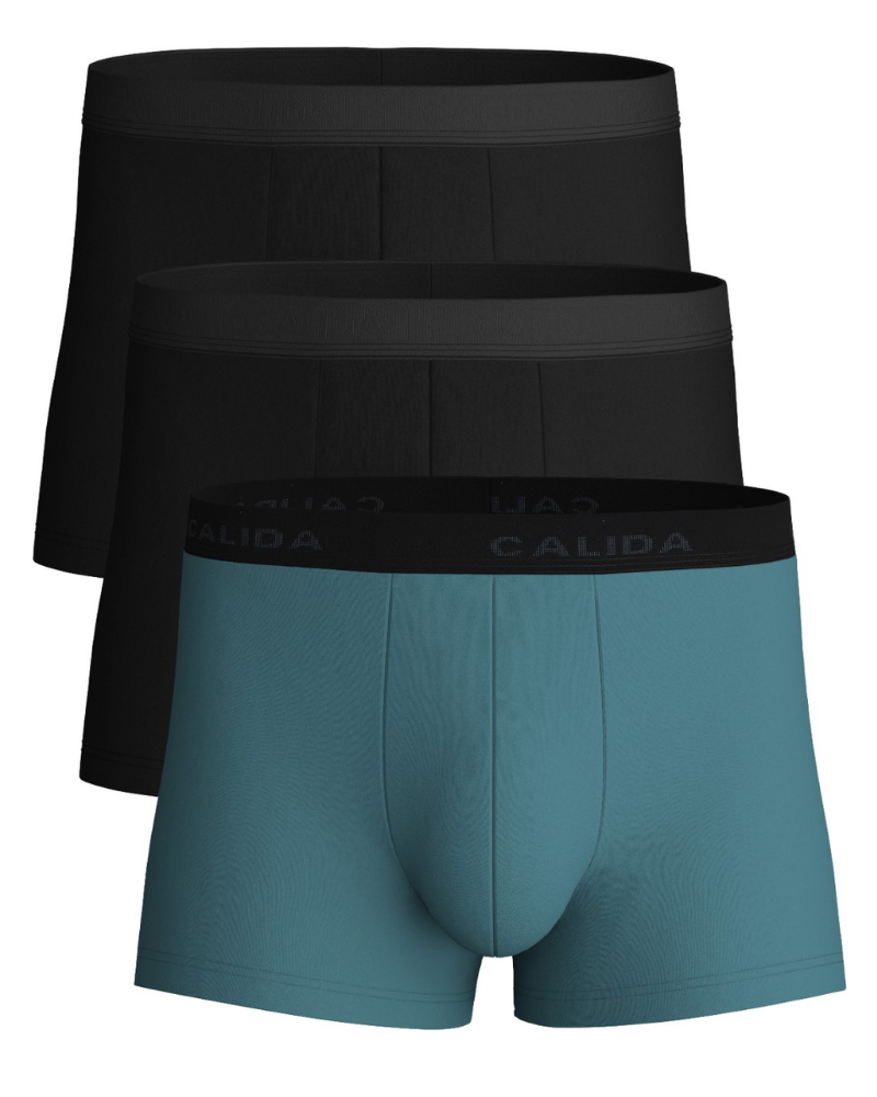 Cotton boxer Calida Natural Benefit Dark Petrol (Pack of 3)