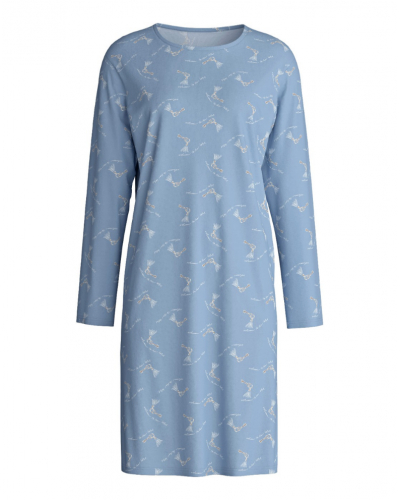 Nightdress Calida Hotel Nights 100% cotton (Dusty Grey)
