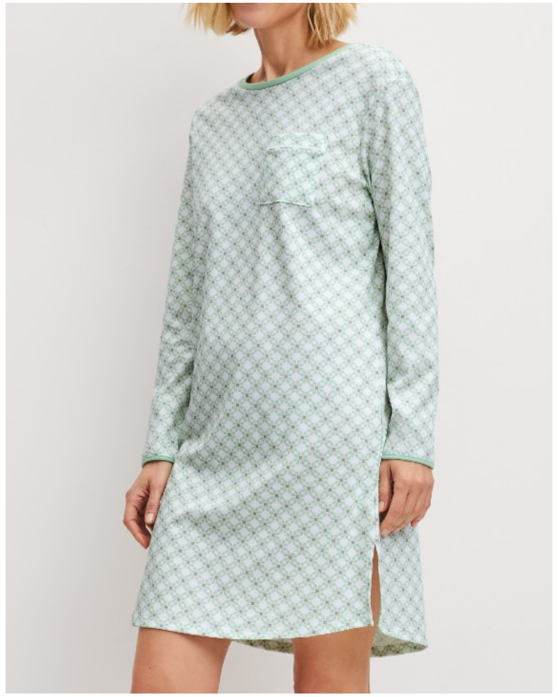 CamisónCalida Sweet Dreams 100% algodón (Light Aqua)