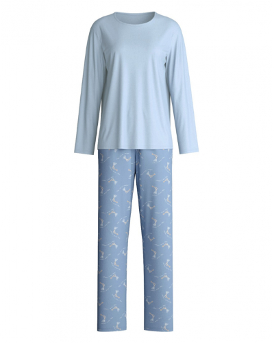 Pyjamas Calida Hotel Nights 100% cotton (Dusty Grey)