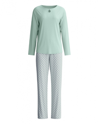 Pyjamas Calida Sweet Dreams 100% coton (Light Aqua)