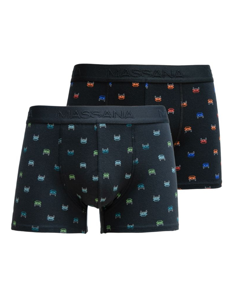 Pack of 2 Boxers Massana cotton (Imprimé voitures)