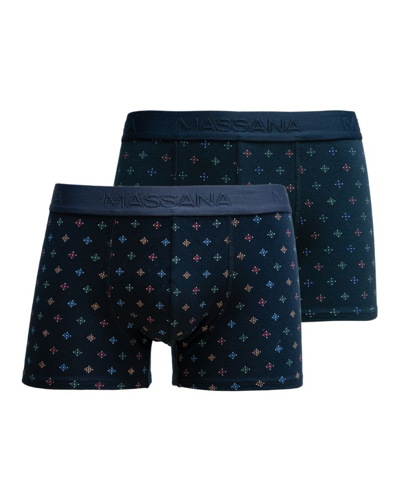 Lot de 2 boxers Massana coton (Multicolore)
