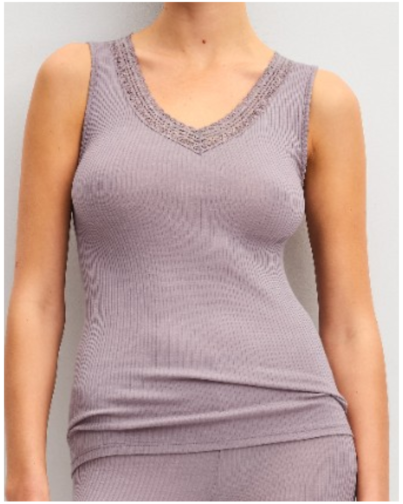 Débardeur Calida Silky Wool Joy Laine & Soie (Purple Dove)