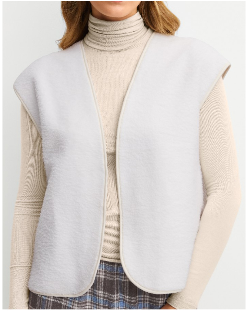 Gilet en coton Calida Alpine (Charm Cream)