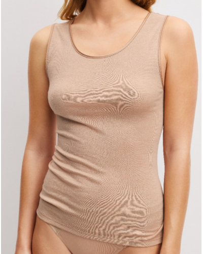 Camisetas tirantes Calida True Confidence Lana & Seda (Desert Brown)