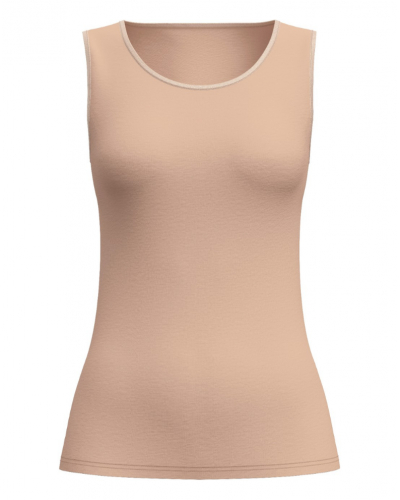 Camisetas tirantes Calida True Confidence Lana & Seda (Desert Brown)