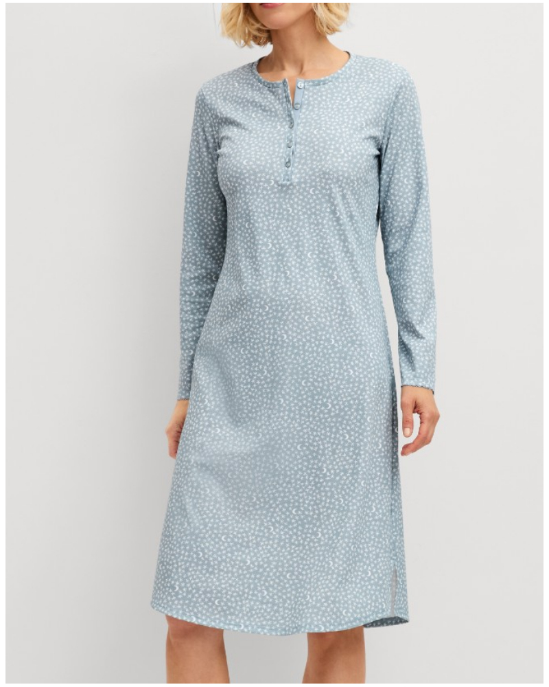 Camisón Calida Midnight Dreams 100% algodón (Dusty Grey)