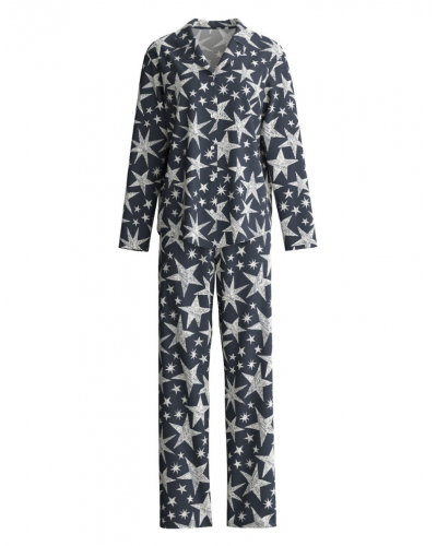 Pyjama 100% coton Calida Winter Dreams (Blue Night)