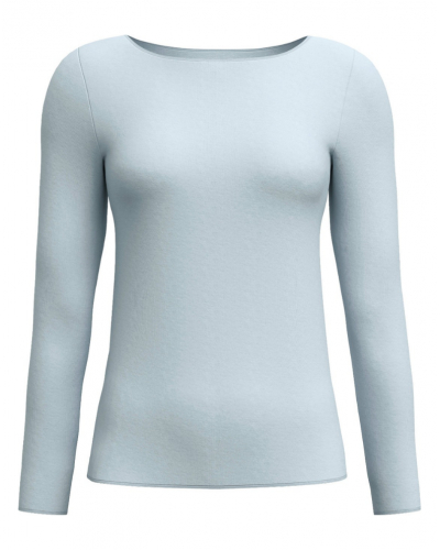 Long sleeves top Calida Second Skin Modal Cotton & Wool (Pearl Blue)