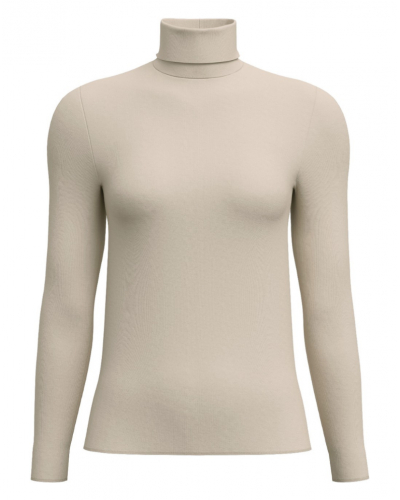Pull col roulé Modal Coton & Laine Calida Second Skin (Autumn Melé)