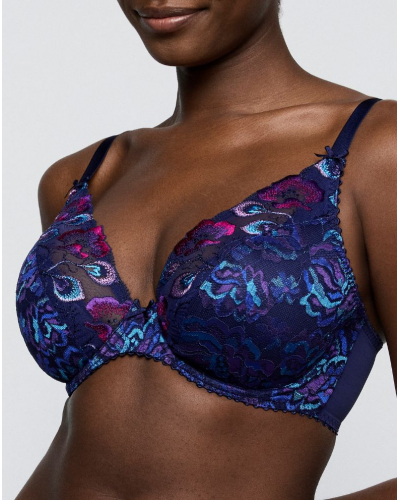 Sujetador plunge con media copa y acolchado Prima Donna San Angel (Waterblue)