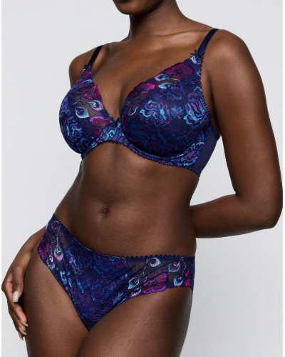 Half-cup padded plunge bra Prima Donna San Angel (Waterblue)