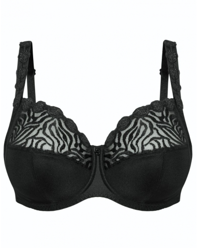 4 section underwired bra Louisa Bracq Burlesque (Black)