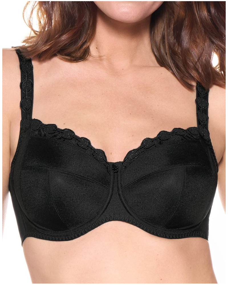Comfort underwired bra Louisa Bracq Burlesque (Black)