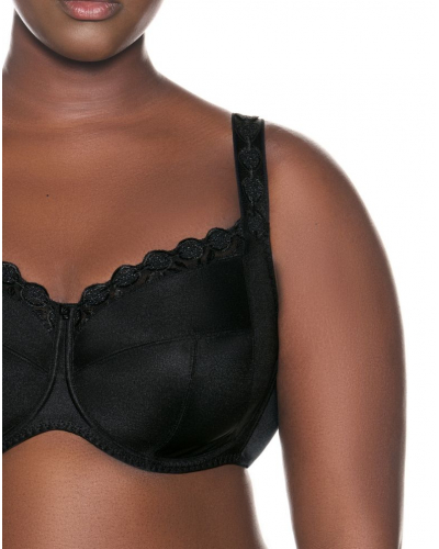 Soutien-gorge emboitant confort Louisa Bracq Burlesque (Noir)