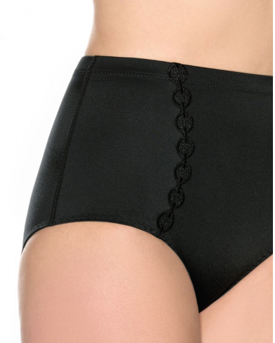 High waist knicker Louisa Bracq Burlesque (Black)