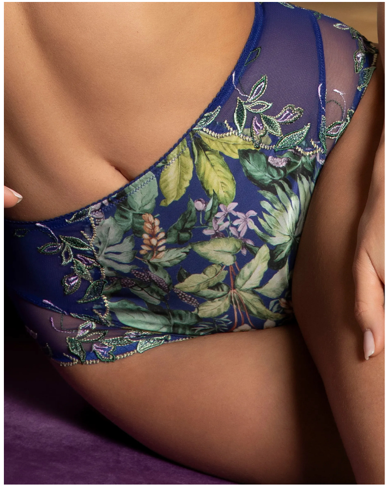 High waist brief Lise Charmel Bain de Nature (Vert Parme)