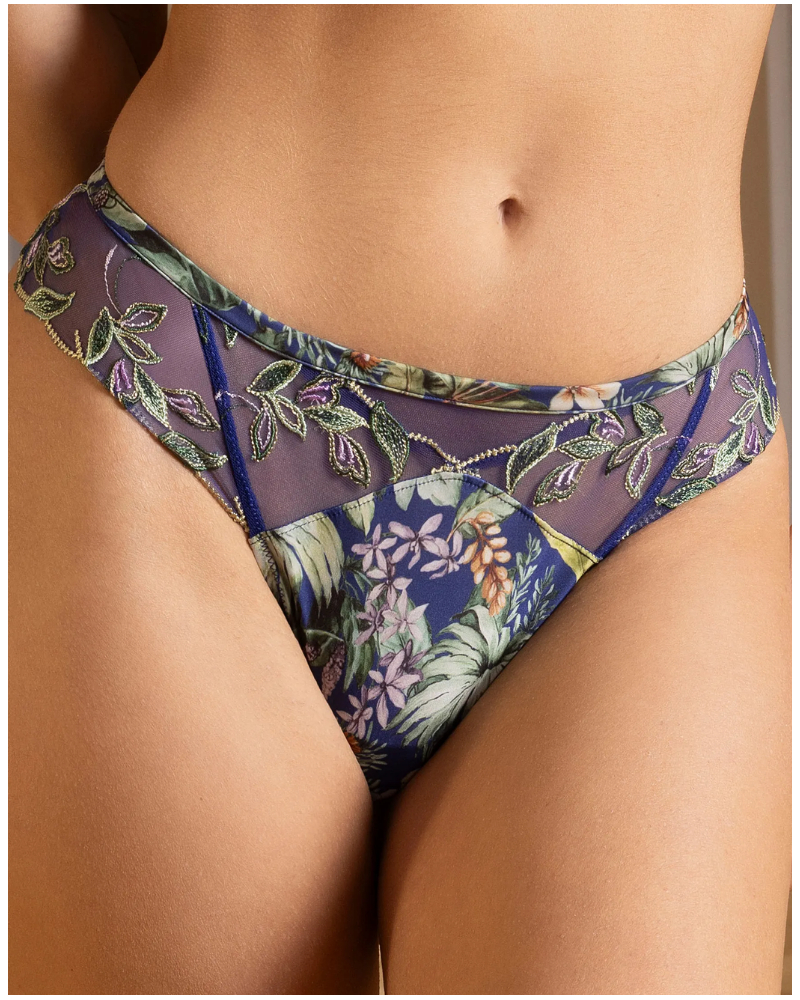Tanga Lise Charmel Bain de Nature (Vert Parme)