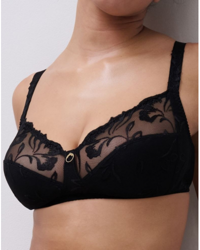 Wireless support bra Chantelle Majestic (Black)