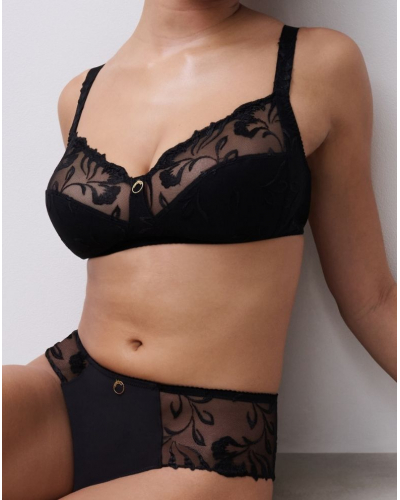 Shorty clear Chantelle Majestic (Black)