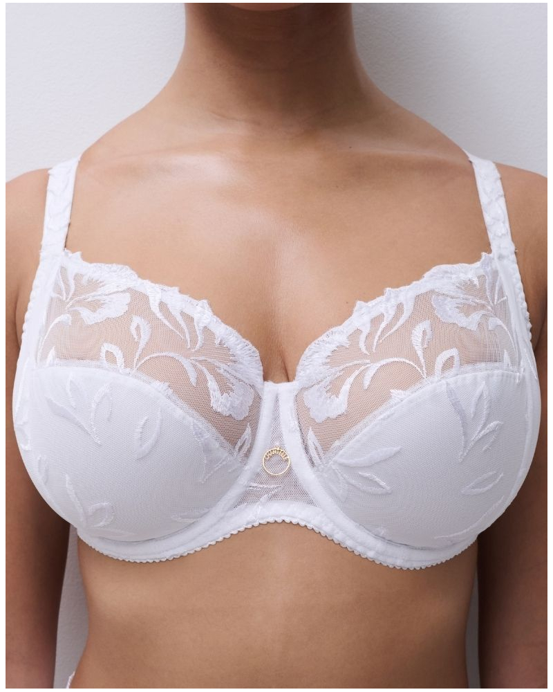 Bra enveloping underwired Chantelle Majestic (White)
