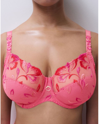 Sujetador con armadura enloladora Chantelle Majestic (Flamboyant Pink)