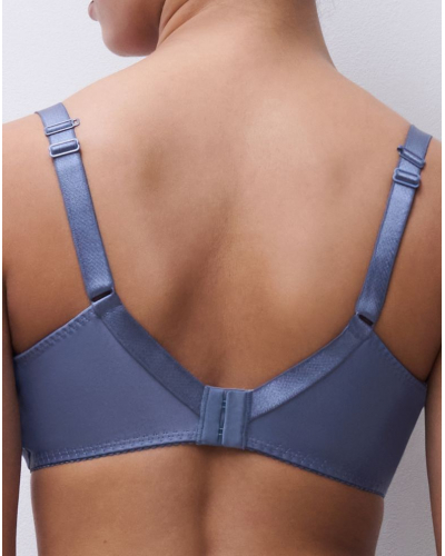 Bra enveloping underwired Chantelle Majestic (Blue Sea)