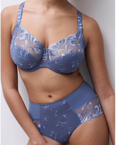 High waisted knickers Chantelle Majestic (Blue Sea)