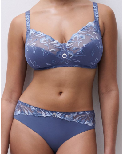 Sujetador sin aros Chantelle Majestic (Bleu Sea)