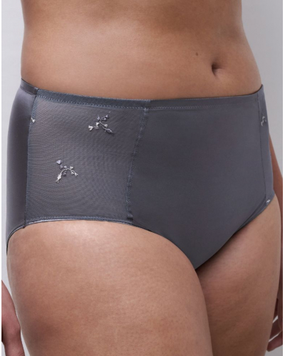 High waisted knicker Chantelle Every Curve (Frozen Grey)