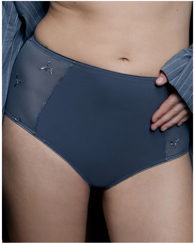 High waisted knicker Chantelle Every Curve (Frozen Grey)